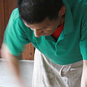 Mr. Haruo Yanase as a traditional craftsman