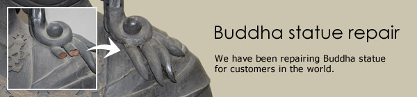 Buddha statue repair